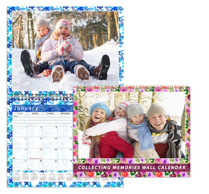 Personalized Custom 2027 Wall Calendar Spiral-bound (Add Your Photos) - 12 Months Desktop/Wall Calendar/Planner - Premium Quality 11 inches by 8.5 inches (11 x 17 Inches Open) Made in USA (Edition #11)
