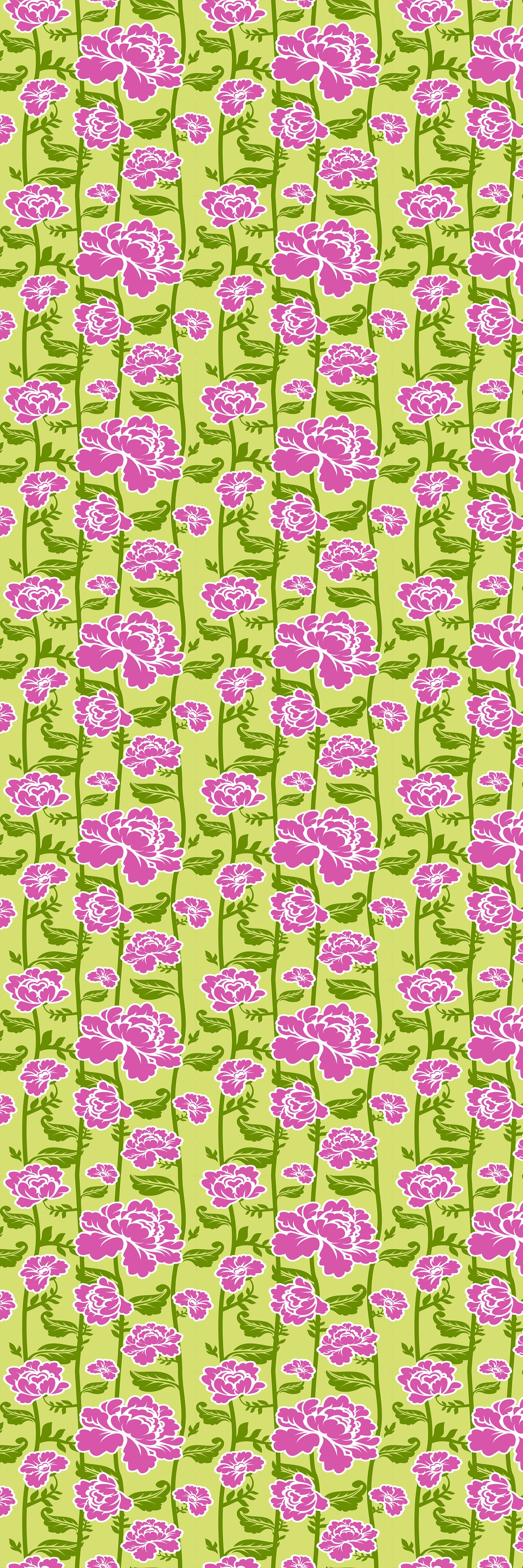 Magnetic Locker Wallpaper - Pack of 2 Rolls - (Flowers) (vg015)