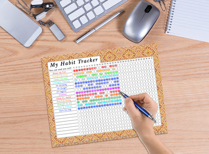 2027 Monthly Desktop/Wall Calendar/Planner - Habit Tracker - (Edition #25)