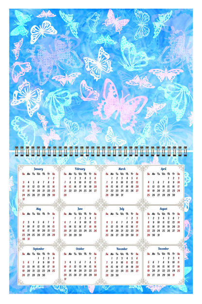 2026 Scrapbook Wall Calendar Spiral-bound (Add Your Own Photos) - 12 Months Desktop #08