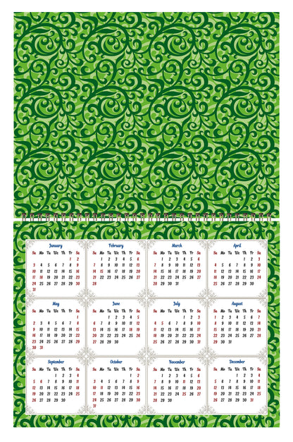 2026 Scrapbook Wall Calendar Spiral-bound (Add Your Own Photos) - 12 Months Desktop #06