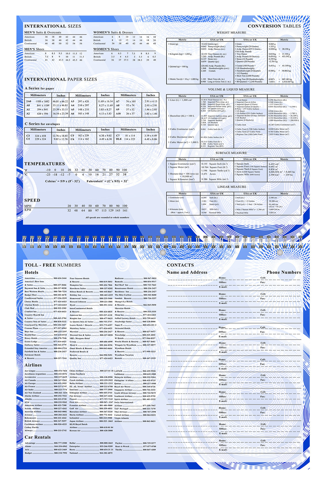 2025 - 2026 Academic Year 12 Months Student Calendar 3-Ring Binder (Edition #013)