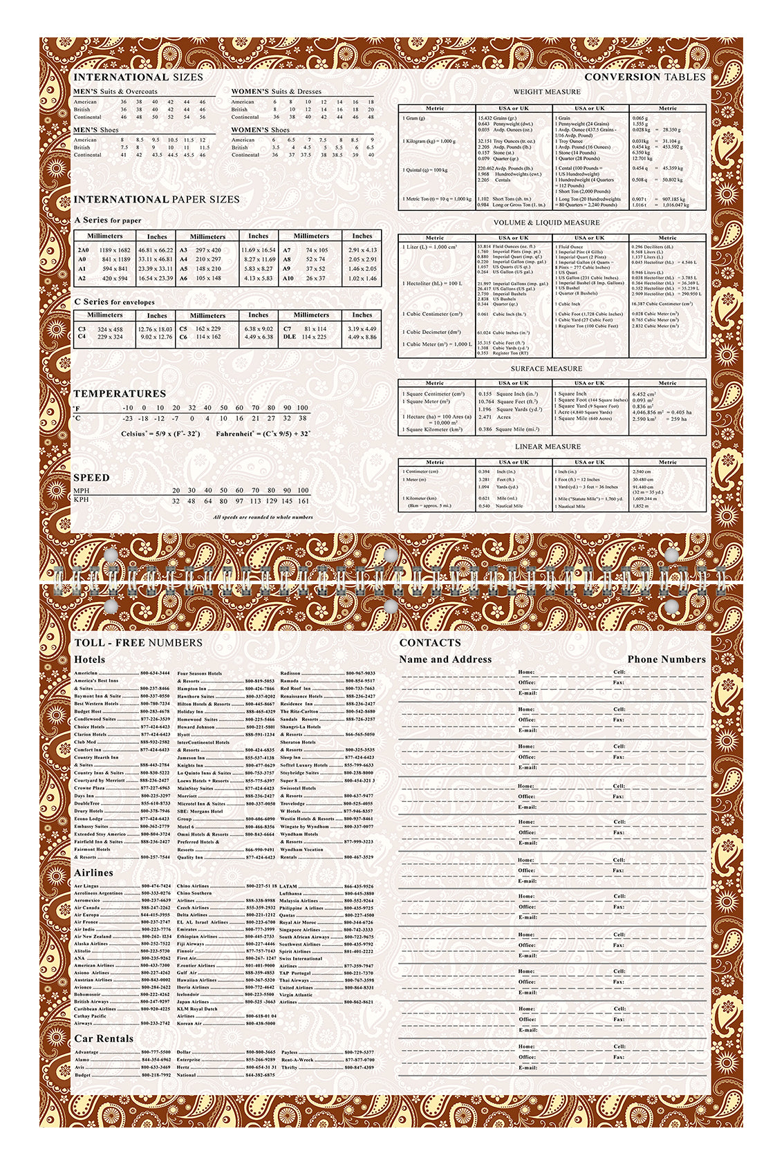 2026 - 2027 Academic Year 12 Months Student Calendar 3-Ring Binder (Edition #017)