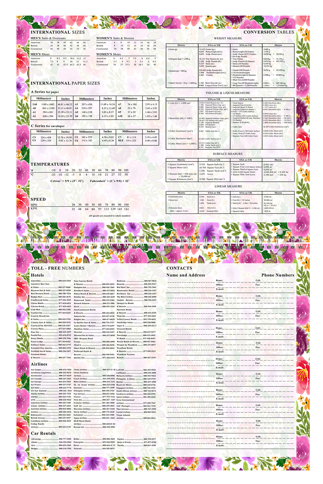 2026 - 2027 Academic Year 12 Months Student Calendar 3-Ring Binder (Edition #020)