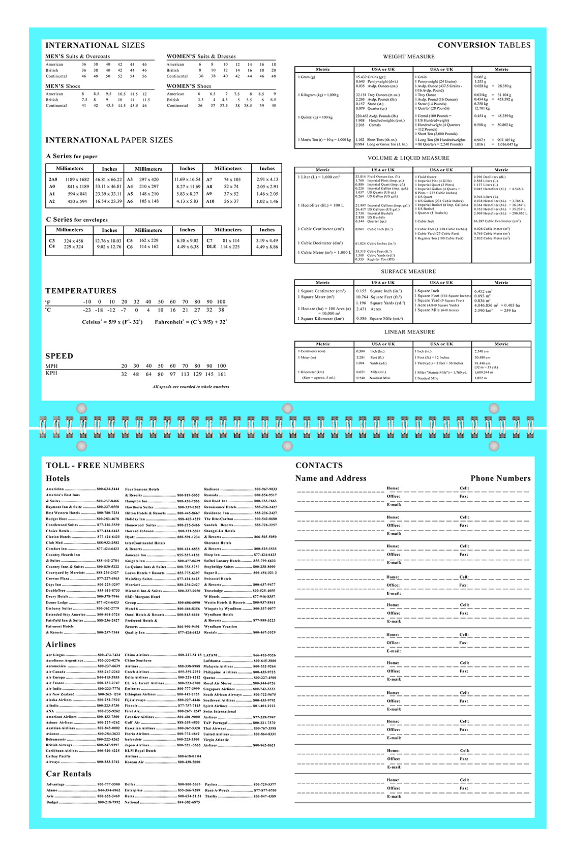2025 - 2026 Academic Year 12 Months Student Calendar 3-Ring Binder (Edition #06)