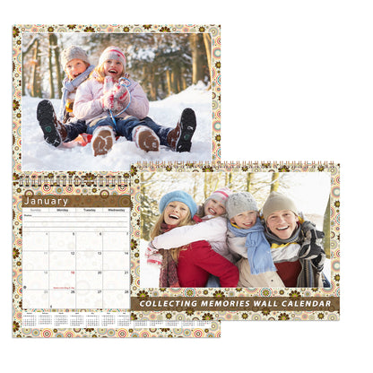 Personalized Custom 2027 Wall Calendar Spiral-bound (Add Your Photos) - 12 Months Desktop/Wall Calendar/Planner - Premium Quality 11 inches by 8.5 inches (11 x 17 Inches Open) Made in USA (Edition #10)
