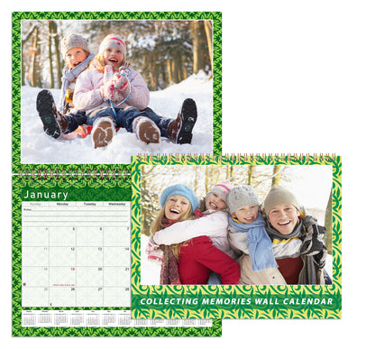 Personalized Custom 2027 Wall Calendar Spiral-bound (Add Your Photos) - 12 Months Desktop/Wall Calendar/Planner - Premium Quality 11 inches by 8.5 inches (11 x 17 Inches Open) Made in USA (Edition #06)