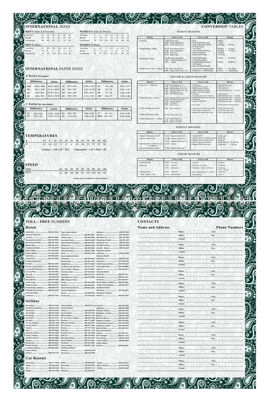 2025 - 2026 Academic Year 12 Months Student Calendar 3-Ring Binder (Edition #025)