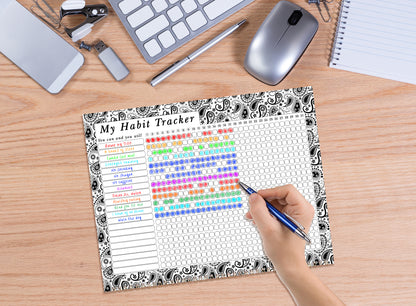 2027 Monthly Desktop/Wall Calendar/Planner - Habit Tracker - (Edition #11)