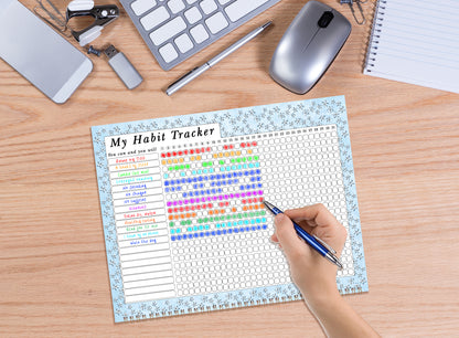 2027 Monthly Desktop/Wall Calendar/Planner - Habit Tracker - (Edition #18)