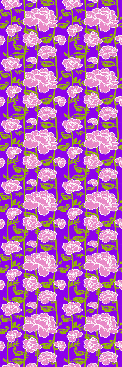 School Locker Magnetic Wallpaper - Pack of 12 Sheets - (Flowers) (vg 016)