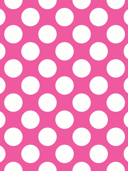 Magnetic Locker Wallpaper - Pack of 3 Sheets - Polka Dot (vg 001)