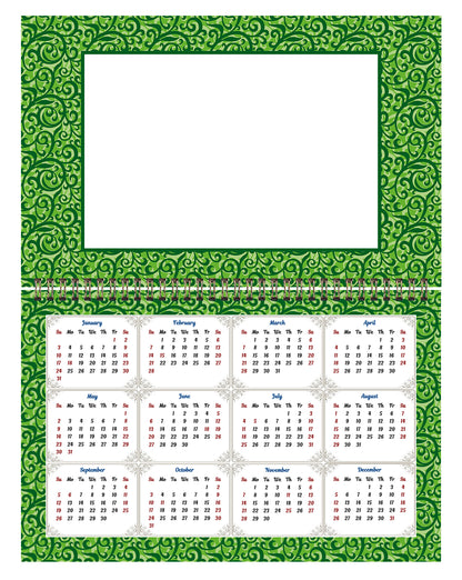 Personalized Custom 12 Months Calendar 2027 Collecting Memories Wall/Desktop/Planner Spiral-bound Mini 8.5x11 Inch (Add Your Own Photos) - Customized For Home, Office, Party, Birthday, Christmas Gift - Made in USA (Edition #06)