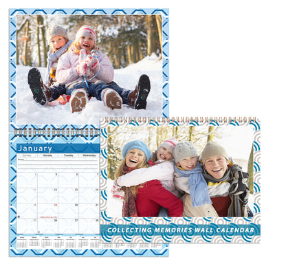 Personalized Custom 2027 Wall Calendar Spiral-bound (Add Your Photos) - 12 Months Desktop/Wall Calendar/Planner - Premium Quality 11 inches by 8.5 inches (11 x 17 Inches Open) Made in USA (Edition #04)