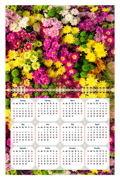 2026 Scrapbook Wall Calendar Spiral-bound (Add Your Own Photos) - 12 Months Desktop #012