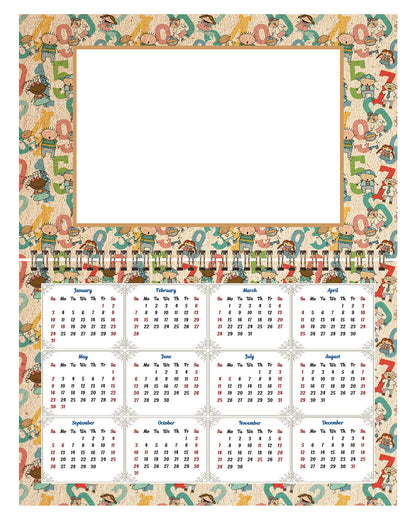 2026 Photo Frame Wall Spiral-bound Calendar (Add Your Own Photos) - 12 Months Desktop/Wall Calendar/Planner - (Edition #10)