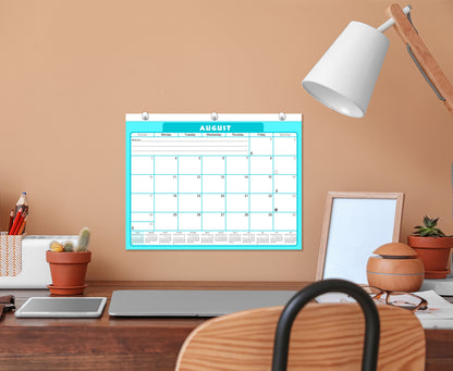 2026 - 2027 Academic Year 12 Months Student Calendar / College Planner for 3-Ring Binder, Desk or Wall -School Supplies - Made in USA -v006