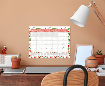 2026 - 2027 Academic Year 12 Months Student Calendar / College Planner for 3-Ring Binder, Desk or Wall -School Supplies - Made in USA (Edition #020)