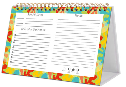 2027-12 Months Desk Calendar Desktop Planner with To-Do List & Notes 03