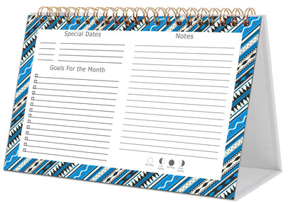 2026-2027 18 Months Standing Flip Desk Calendar Desktop Planner 017