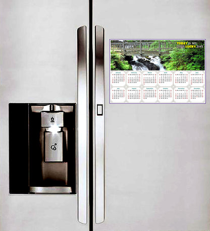 2024 Magnetic Calendar - Calendar Magnets - Today is My Lucky Day - Edition #14