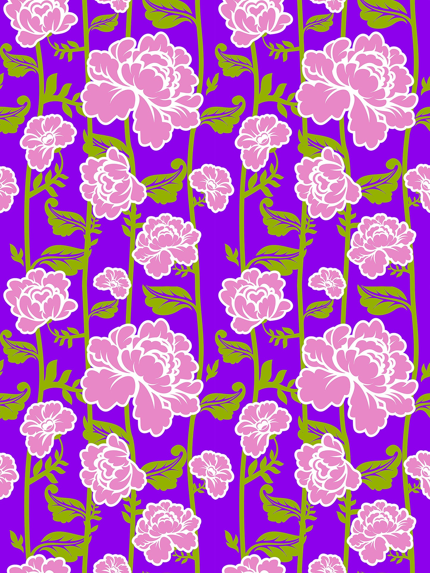 Magnetic Locker Wallpaper - Pack of 3 Sheets - (Flowers) (vg 016)
