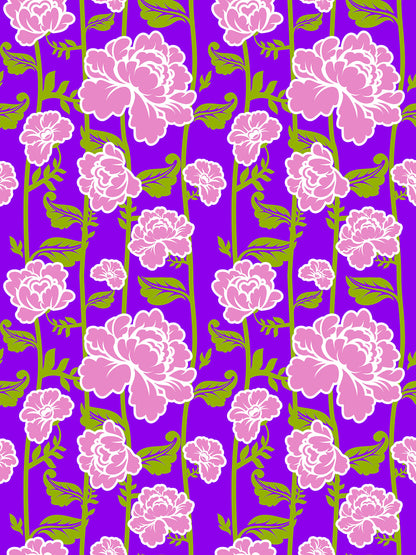 Magnetic Locker Wallpaper - Pack of 3 Sheets - (Flowers) (vg 016)