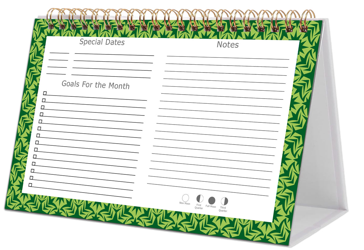 2027-12 Months Desk Calendar Desktop Planner with To-Do List & Notes 06