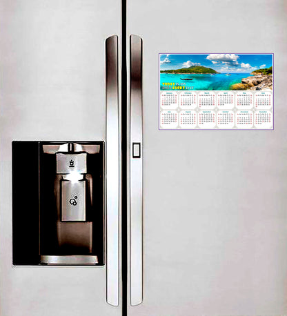 2024 Magnetic Calendar - Calendar Magnets - Today is My Lucky Day - (Racha (Raya) resort island, Thailand)