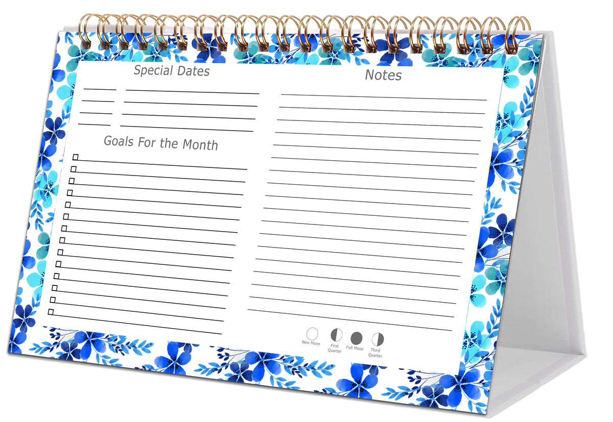 2027-12 Months Desk Calendar Desktop Planner with To-Do List & Notes 012