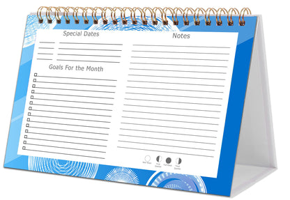 2027-12 Months Desk Calendar Desktop Planner with To-Do List & Notes 02