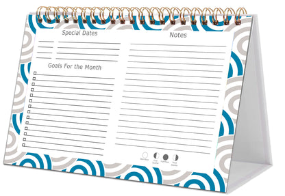 2027-12 Months Desk Calendar Desktop Planner with To-Do List & Notes 04