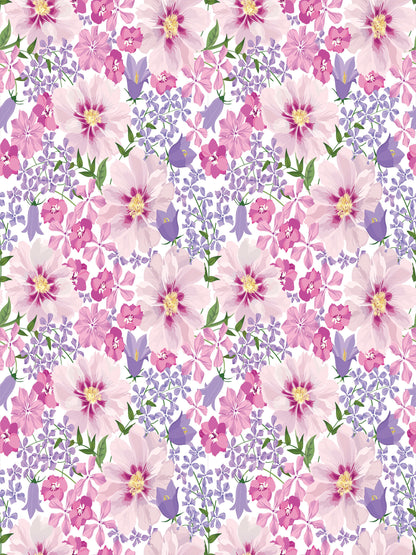 Magnetic Locker Wallpaper - Pack of 3 Sheets - (Flowers vg07)
