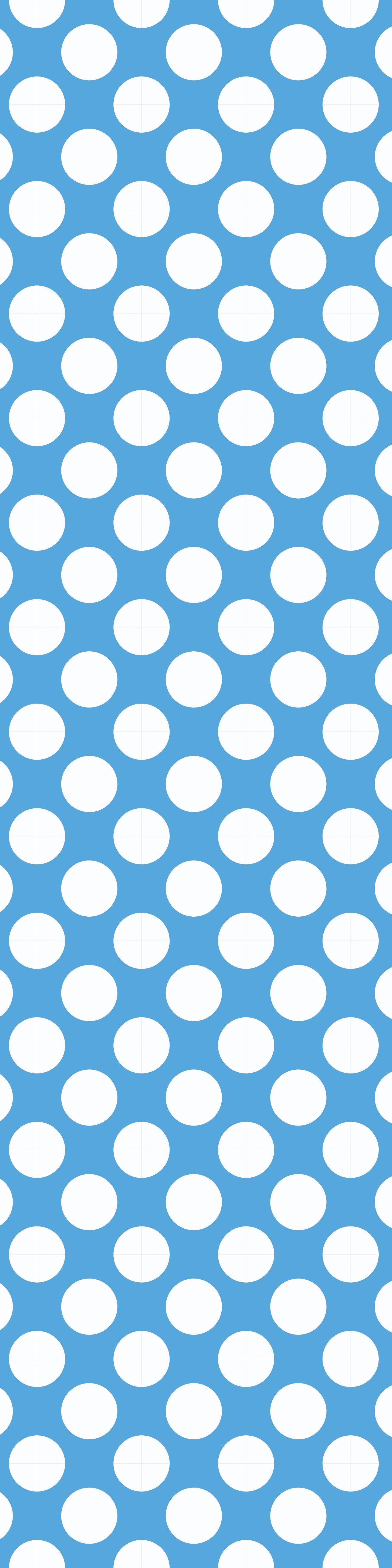 Magnetic Locker Wallpaper - Pack of 3 Sheets - Polka Dot (vg 003)