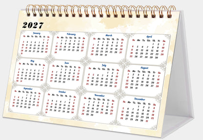 2026-12 Months Desk Calendar Desktop Planner with To-Do List (Fruits & Berries)