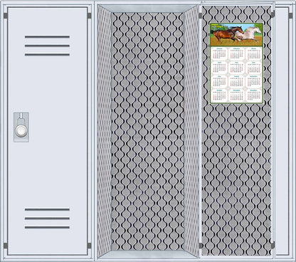 2024 Magnetic Calendar - Calendar Magnets - Today is my Lucky Day - (Fade, Tear, and Water Resistant) - Horses Themed 03