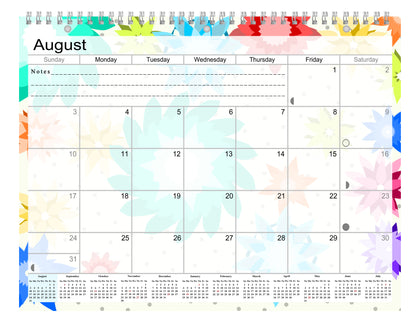 2026 - 2027 Academic Year 12 Months Student Calendar 3-Ring Binder (Edition #08)