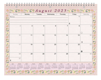 2025 - 2026 Academic Year 12 Months Student Calendar 3-Ring Binder (Edition #02)