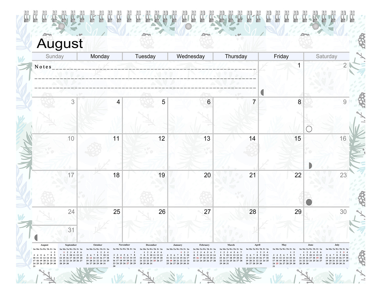 2026 - 2027 Academic Year 12 Months Student Calendar 3-Ring Binder (Edition #01)