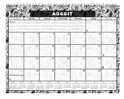 2026 - 2027 Academic Year 12 Months Student Calendar 3-Ring Binder (Edition #010)