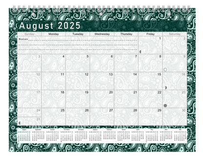 2025 - 2026 Academic Year 12 Months Student Calendar 3-Ring Binder (Edition #025)