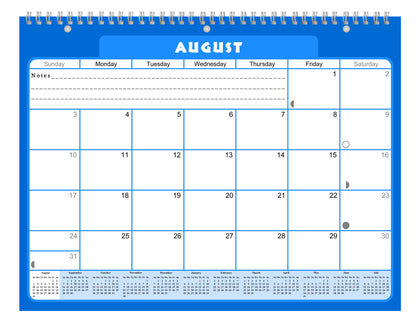 2026 - 2027 Academic Year 12 Months Student Calendar 3-Ring Binder (Edition #04)