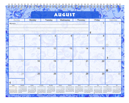 2026 - 2027 Academic Year 12 Months Student Calendar 3-Ring Binder (Edition #024)