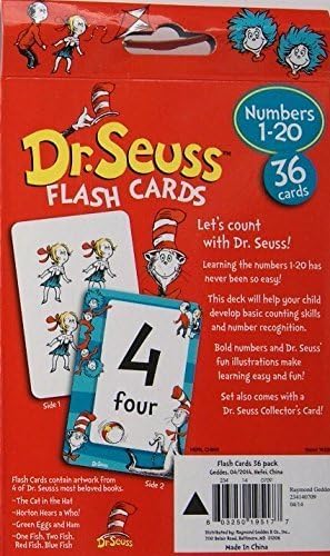Dr. Seuss Flash Cards Numbers 1-20 by Dalmation Press