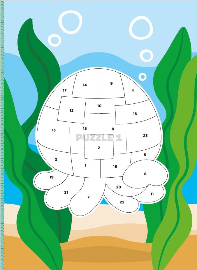 Sticker Puzzle-Under the Sea Puzzle Activity Book