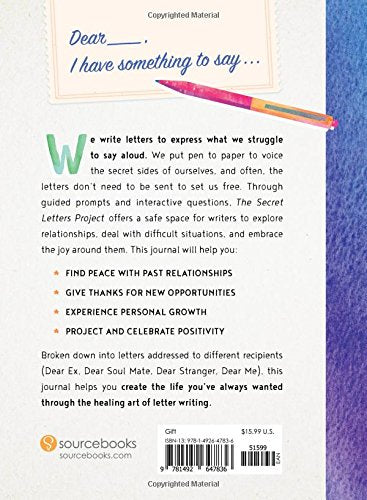 The Secret Letters Project: A Journal for - Paperback Book