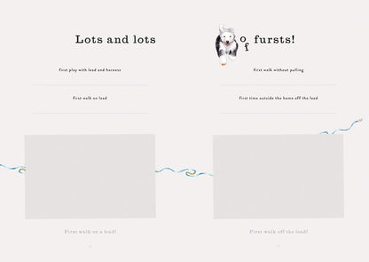 My Dog's First Year: A Journal Hardcover Book