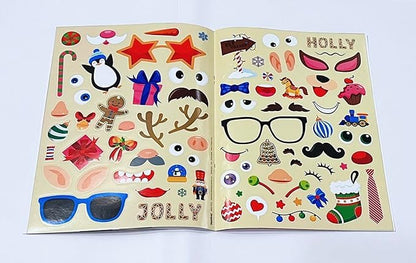 Christmas Sticker Book - (Cuties, Friends) (Set of 2 Books)