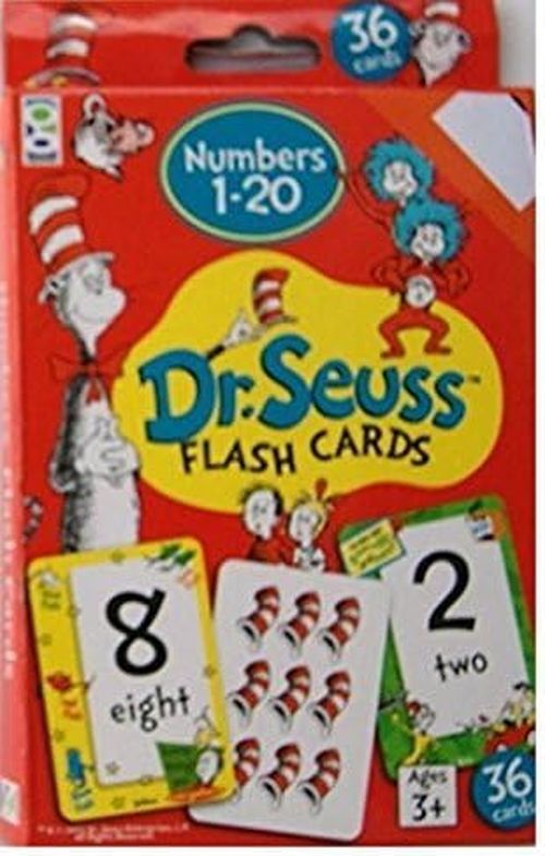 Dr. Seuss Flash Cards Numbers 1-20 by Dalmation Press