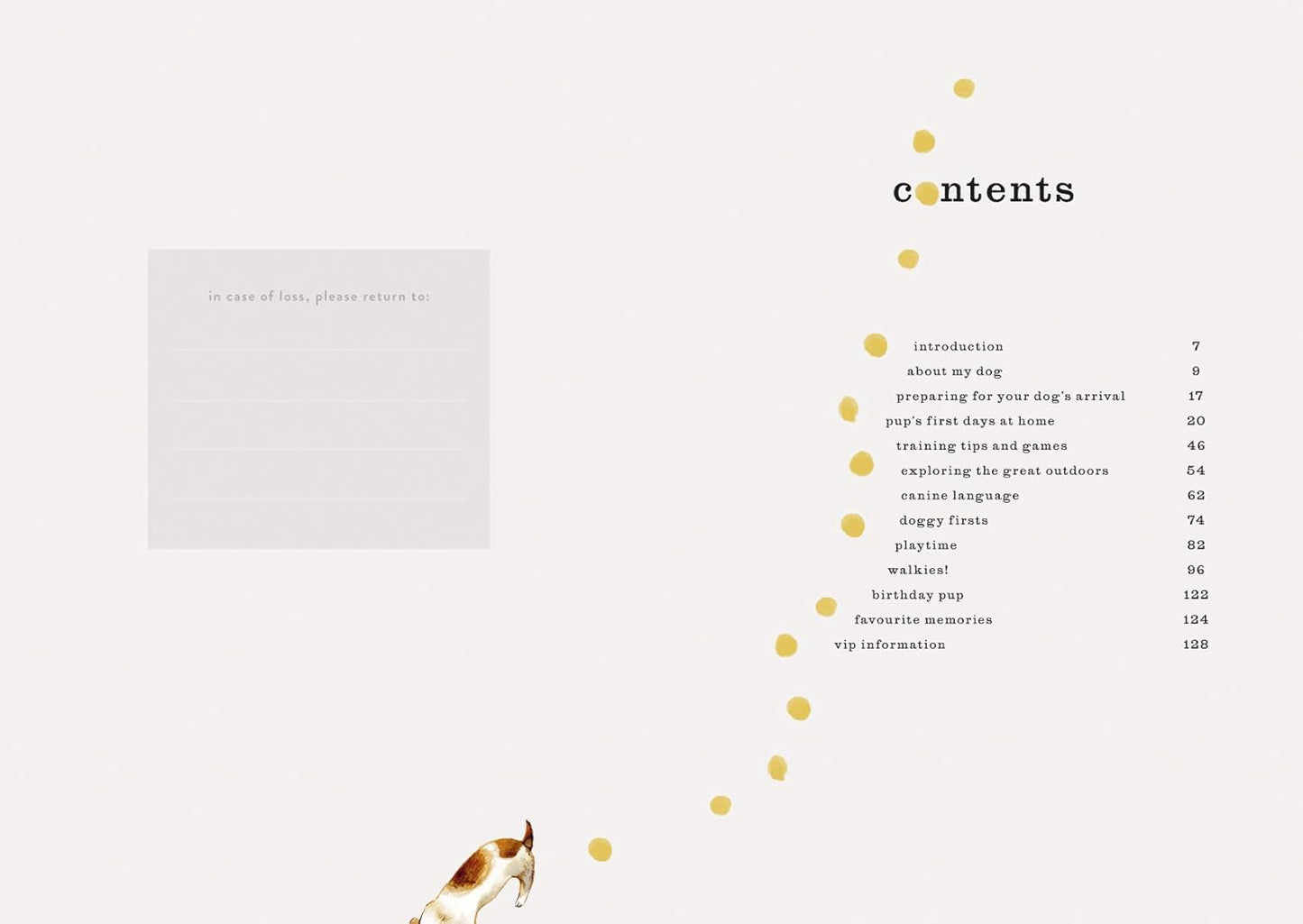 My Dog's First Year: A Journal Hardcover Book